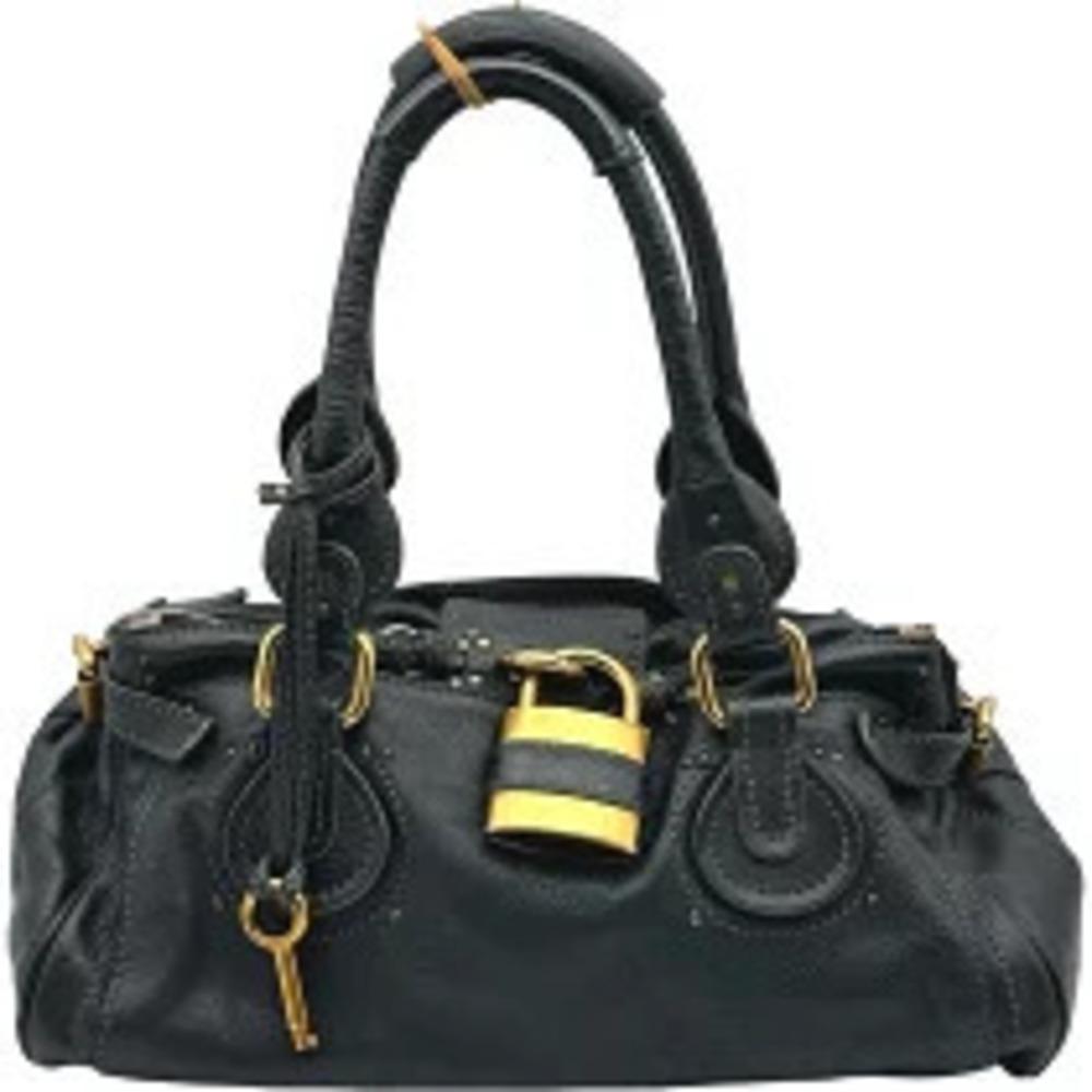 Chloe Paddington Gray Leather Handbag